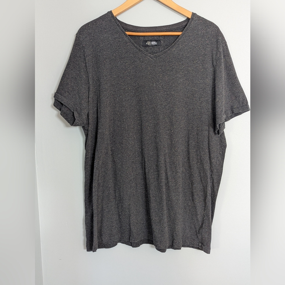 No. 99‎ Wayne Gretzky Collection Men's Charcoal V-Neck T-Shirt